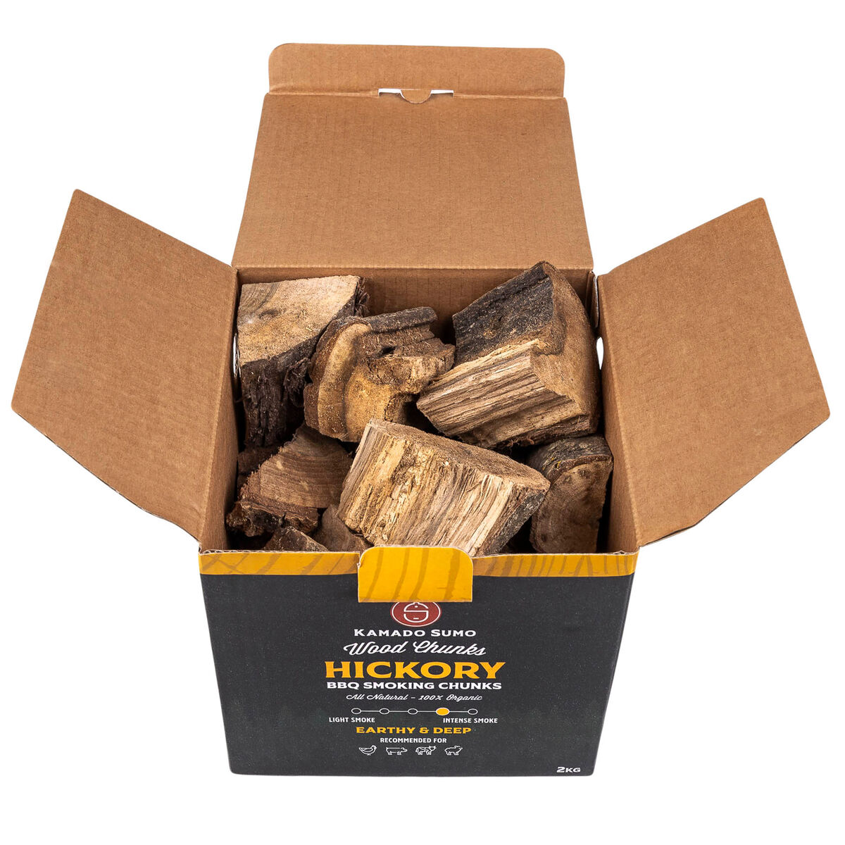 Hickory rökved 2 kg