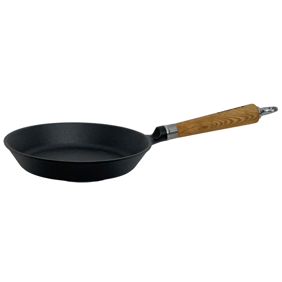 Exclusive Line støpejernspanne med utbrettet kant, 24 cm — eik