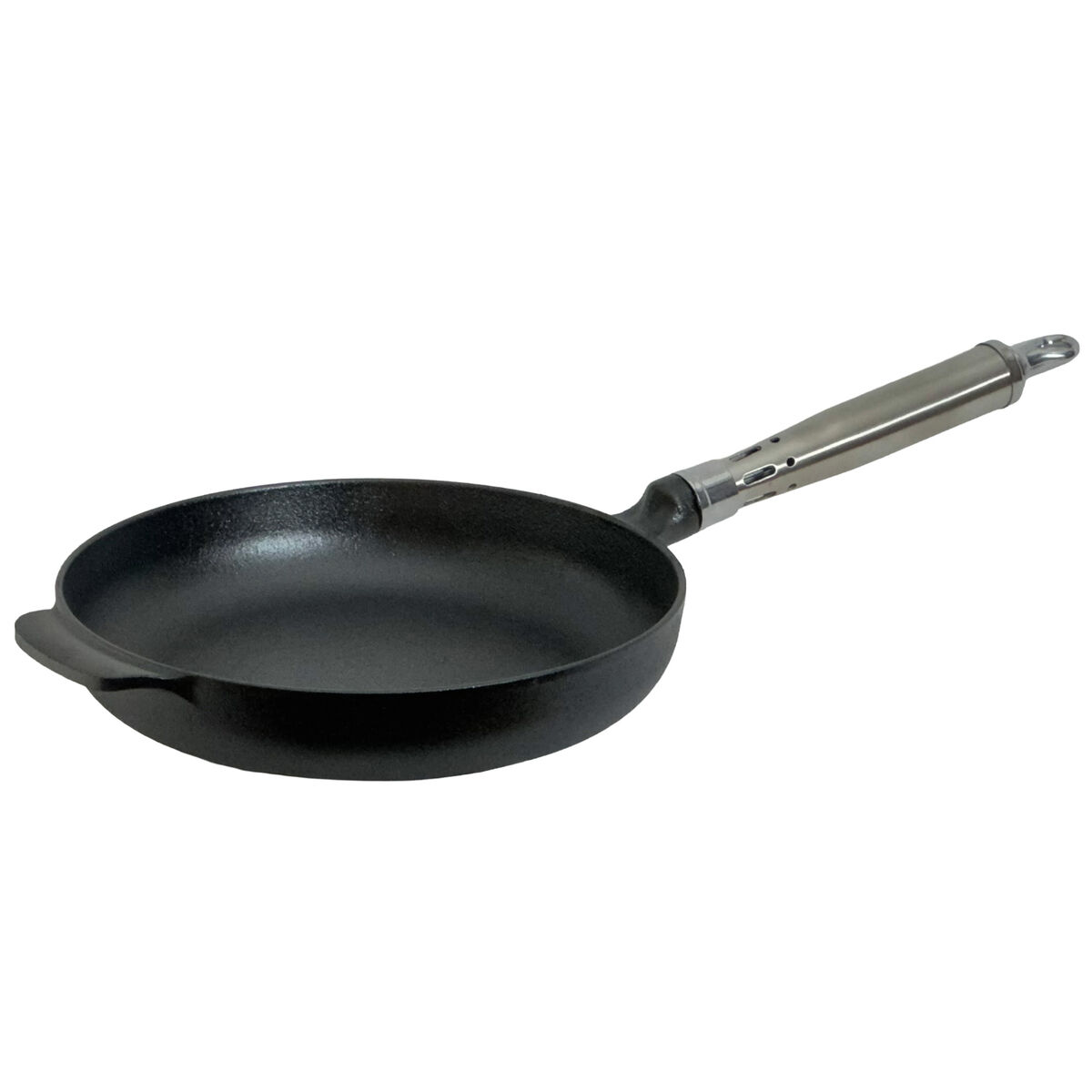 Maestro støbejernstegepande med rund kant 24 cm