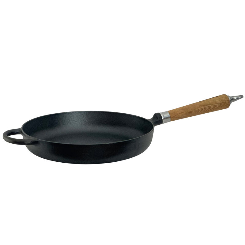 Exclusive Line gjutjärnsstekpanna med rund kant 28 cm, ek