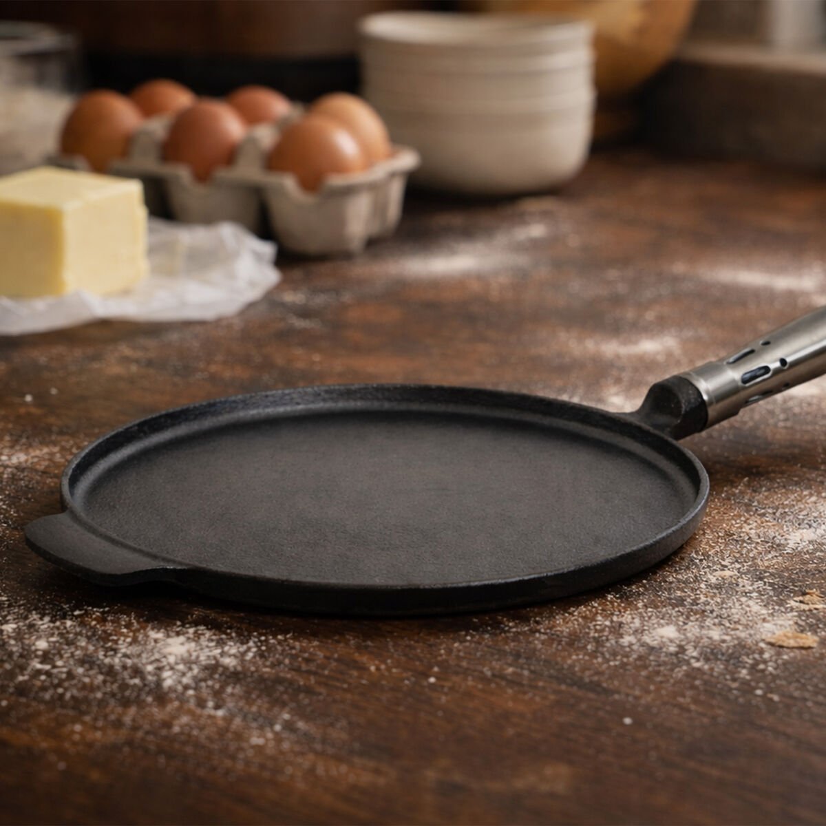 Maestro pannkakspanna i gjutjärn 28 cm