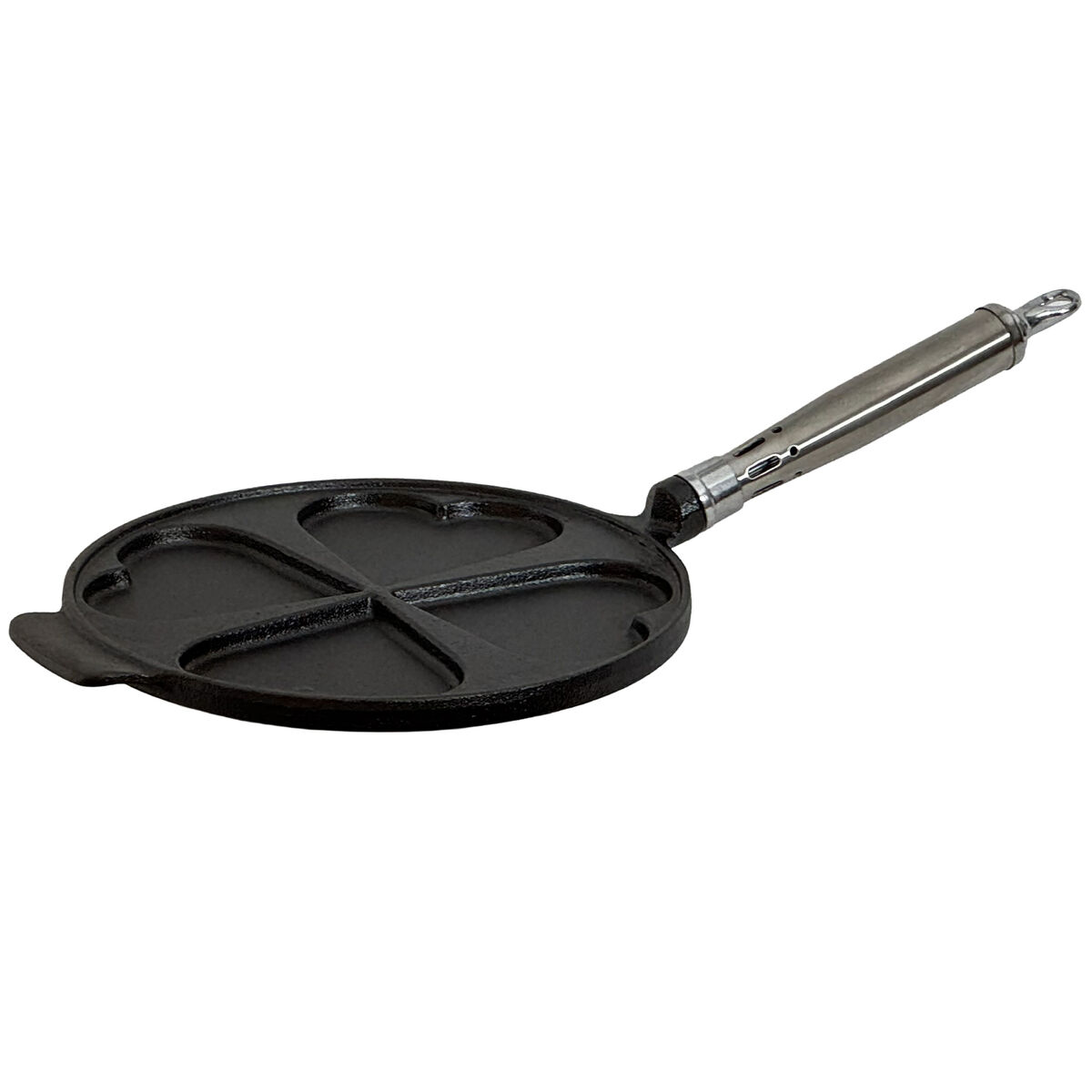 Maestro støbejernspande til mini-pandekager (hjerter), 25 cm