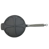 Maestro støbejernspande til mini-pandekager (hjerter), 25 cm
