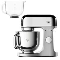 kMix KMX760CH køkkenmaskine med ekstra glasskål 5 liter, krom