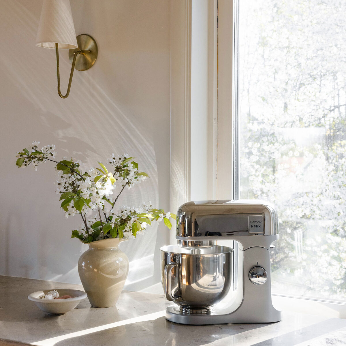 kMix KMX760CH köksassistent med extra glasskål 5 liter, krom