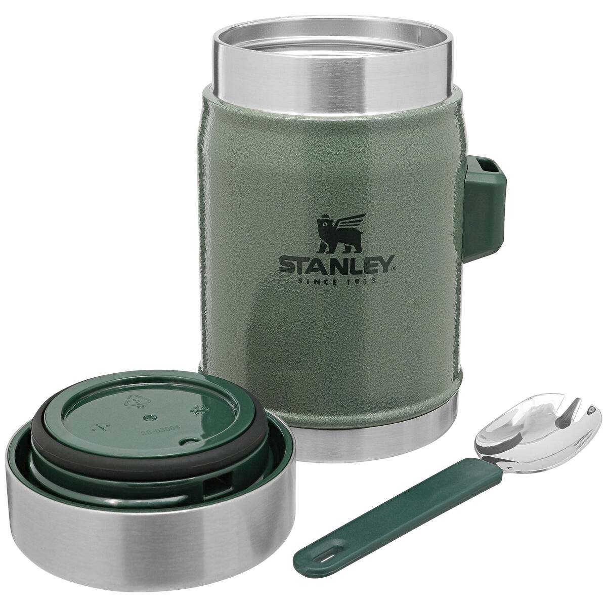 Legendary Classic madtermokande med spork 0,4 liter, hammertone green
