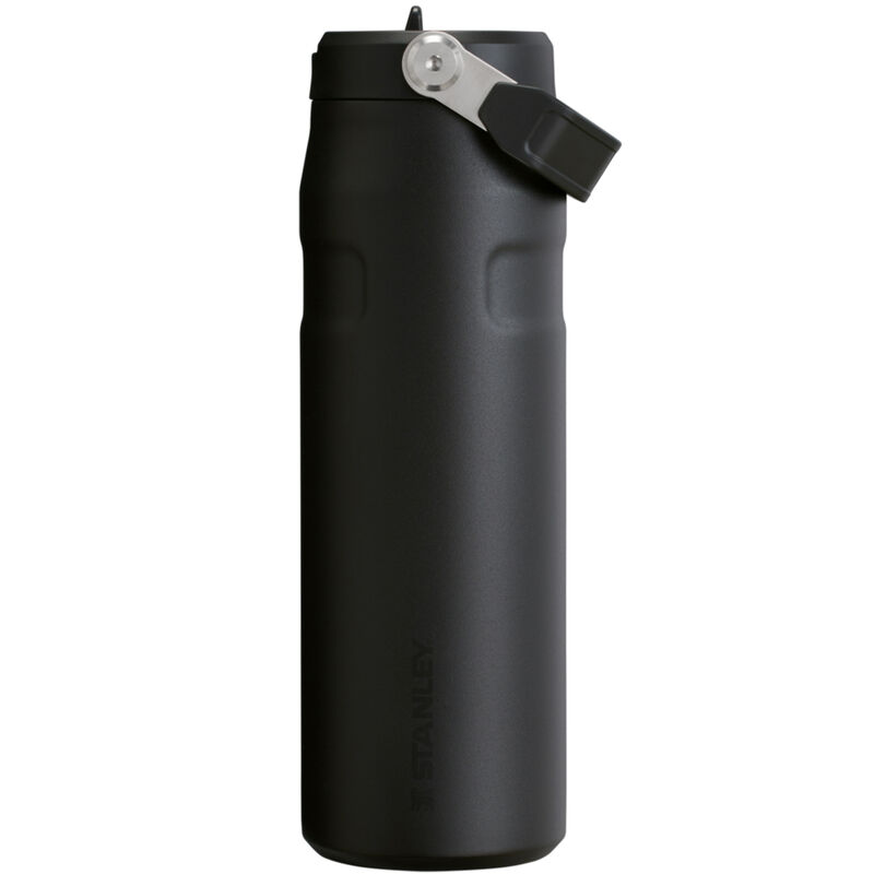 IceFlow Flip Straw vattenflaska 0,71 liter, svart