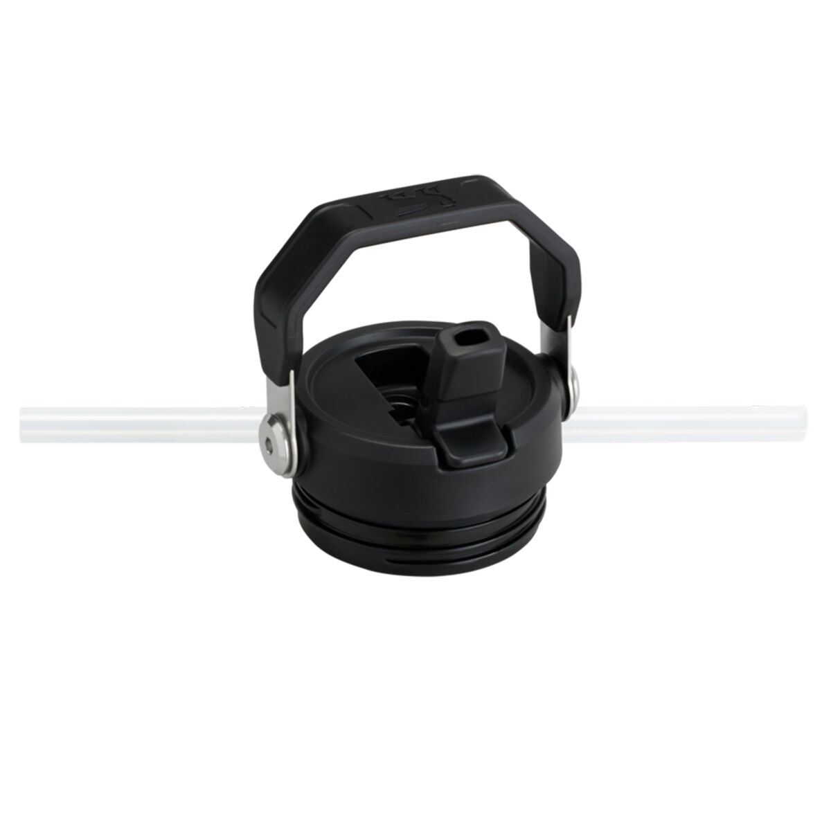 IceFlow Flip Straw flaske 0,71 liter, svart