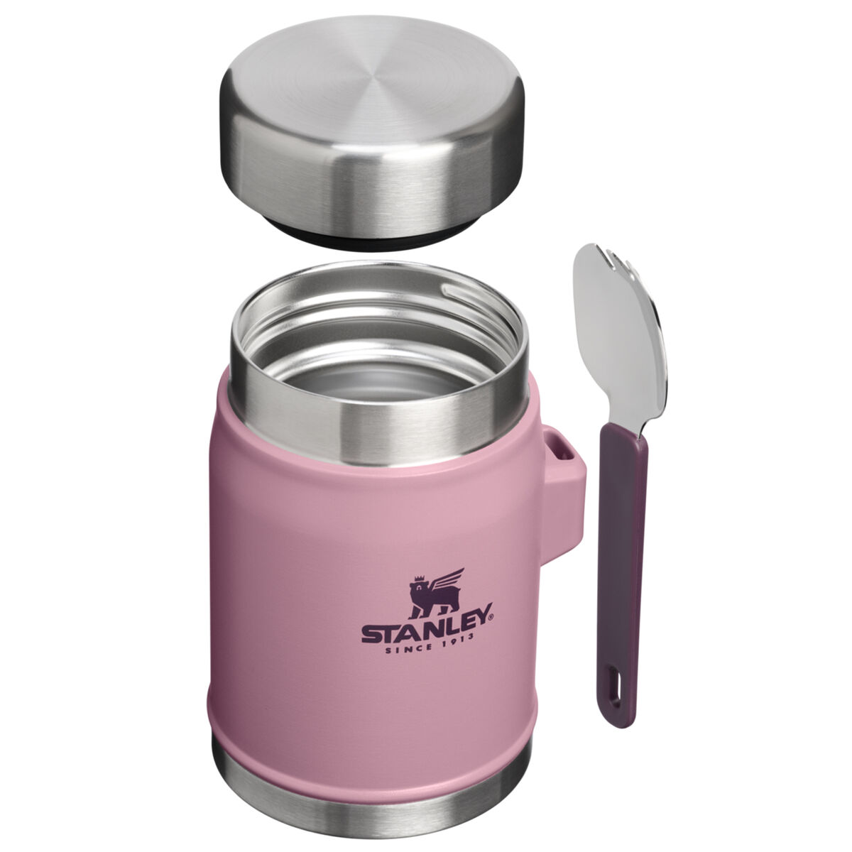 Legendary Classic mattermos med spork 0,41 liter, purple smoke