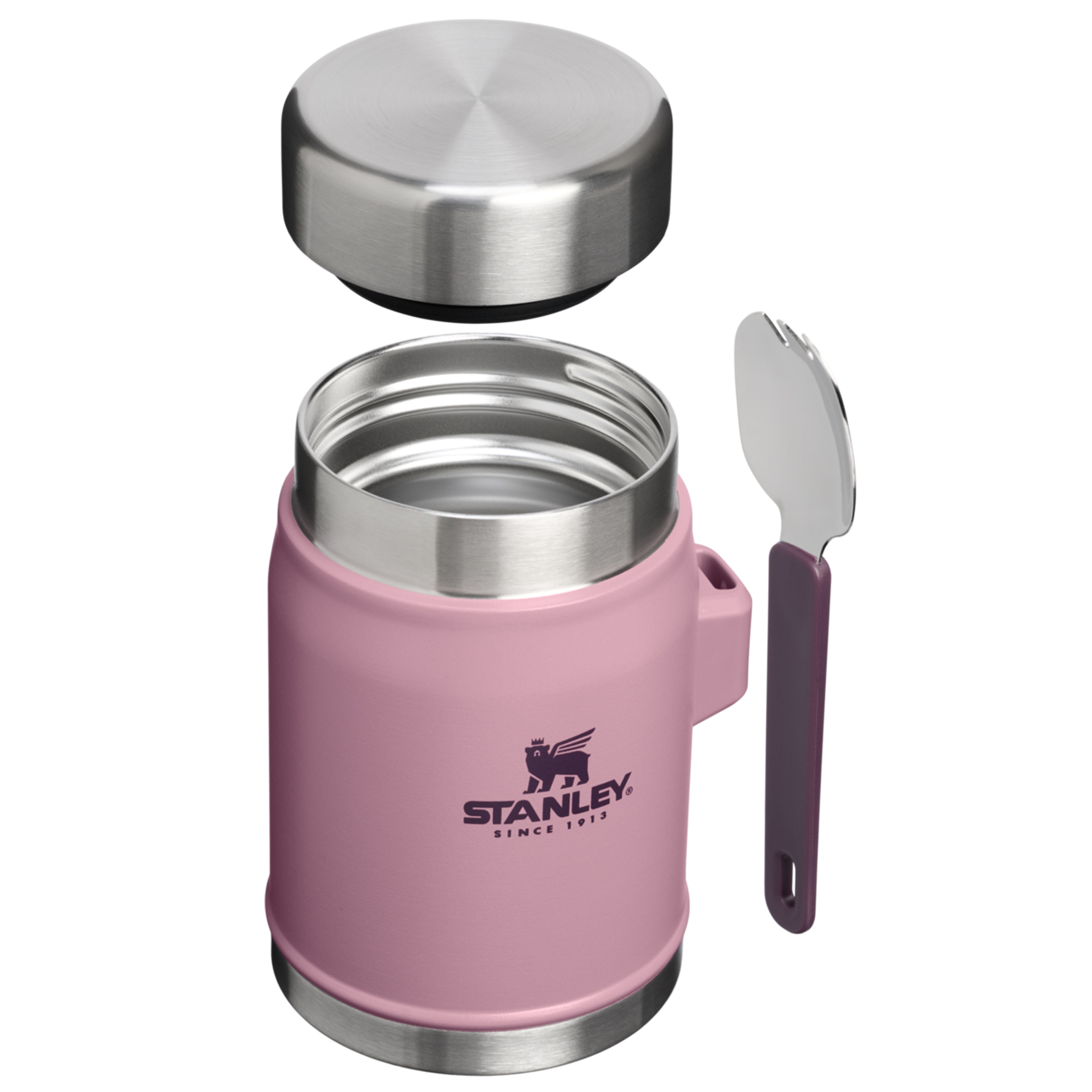 Legendary Classic mattermos med spork 0,41 liter, purple smoke