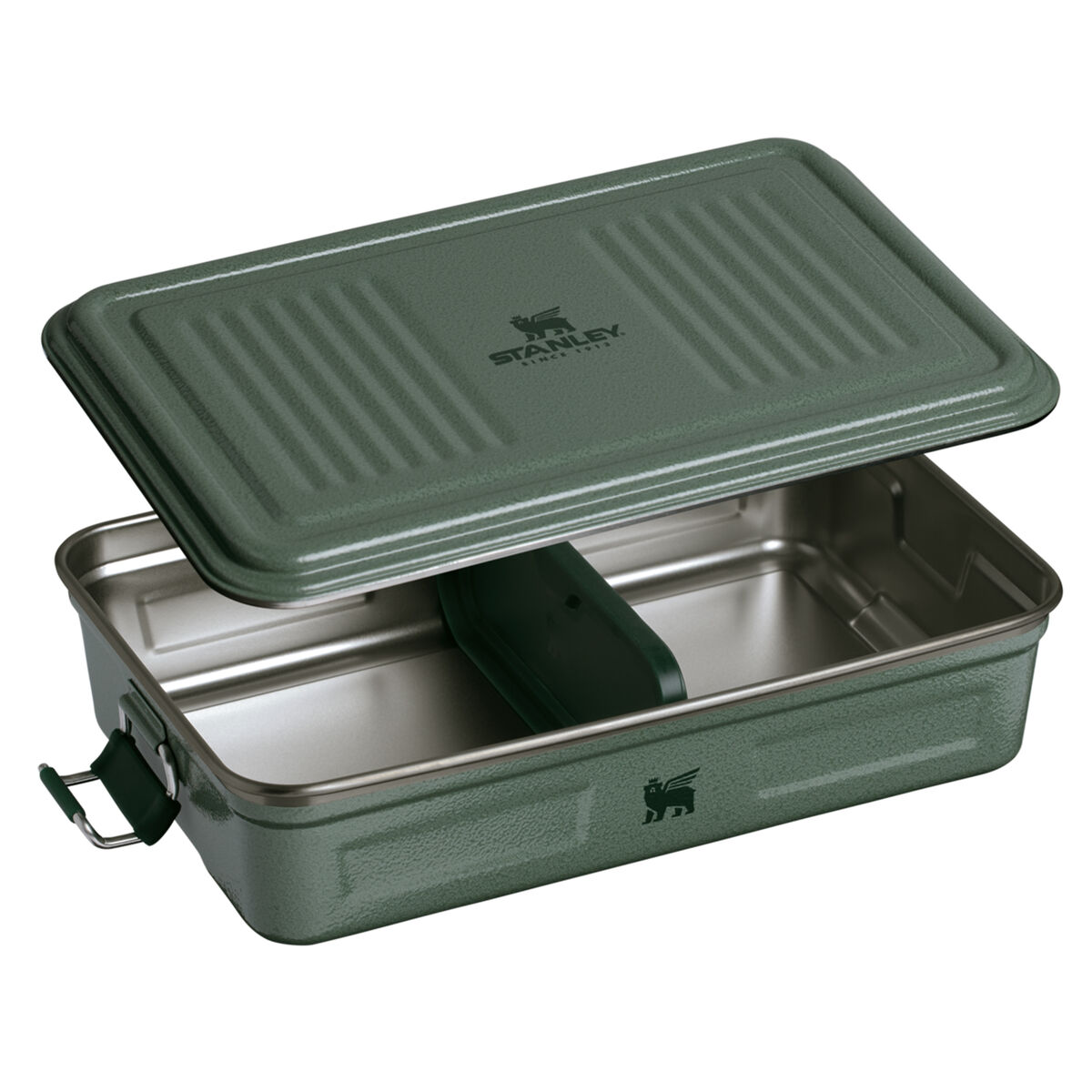 Legendary stålboks 2 liter, hammertone green