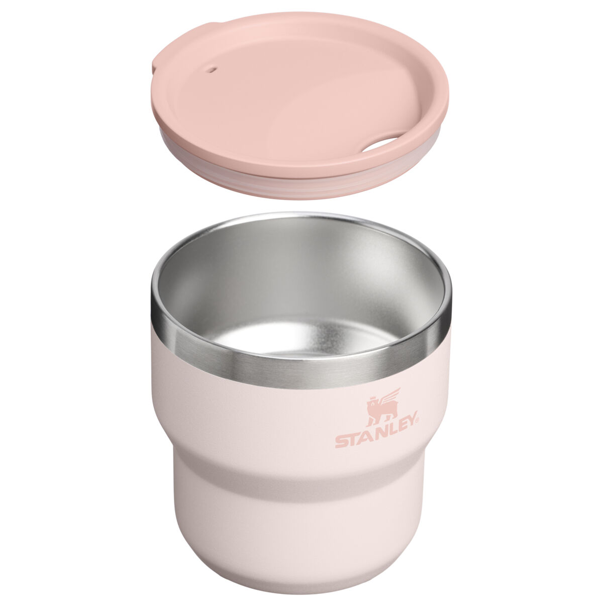 Stay Hot stabelbar kopp 0,29 liter, rose quartz