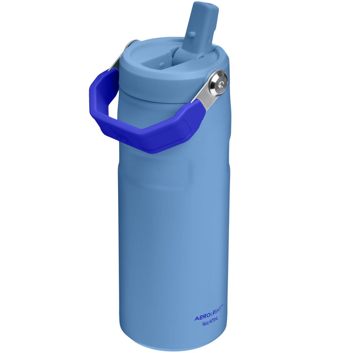 IceFlow Flip Straw vattenflaska 0,47 liter, blue sky