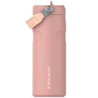 IceFlow Flip Straw vattenflaska 0,47 liter, peach rose