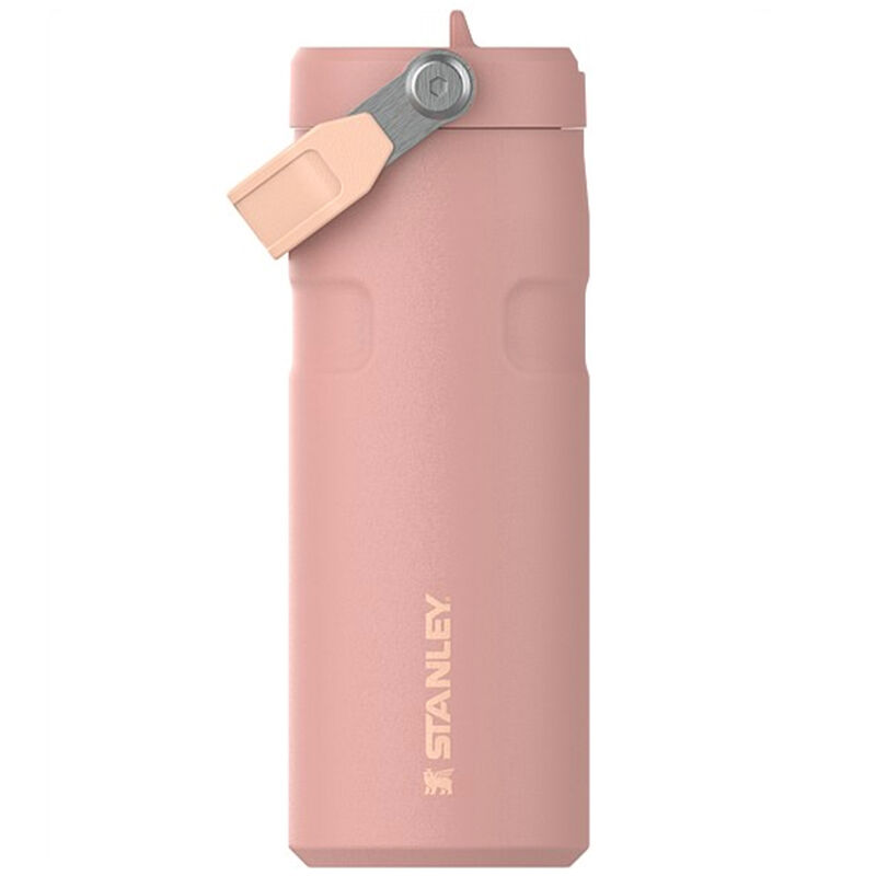 IceFlow Flip Straw vattenflaska 0,47 liter, peach rose