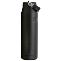 IceFlow Flip Straw vattenflaska 1,06 liter, svart