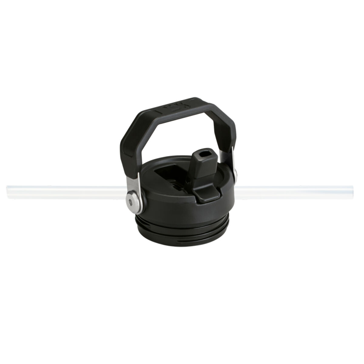 IceFlow Flip Straw flaske 1,06 liter, svart