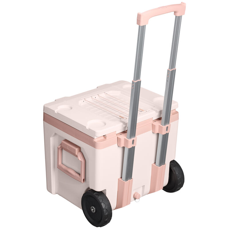 Stanley Cold-For-Days køleboks 47 liter med hjul, Rose Quartz
