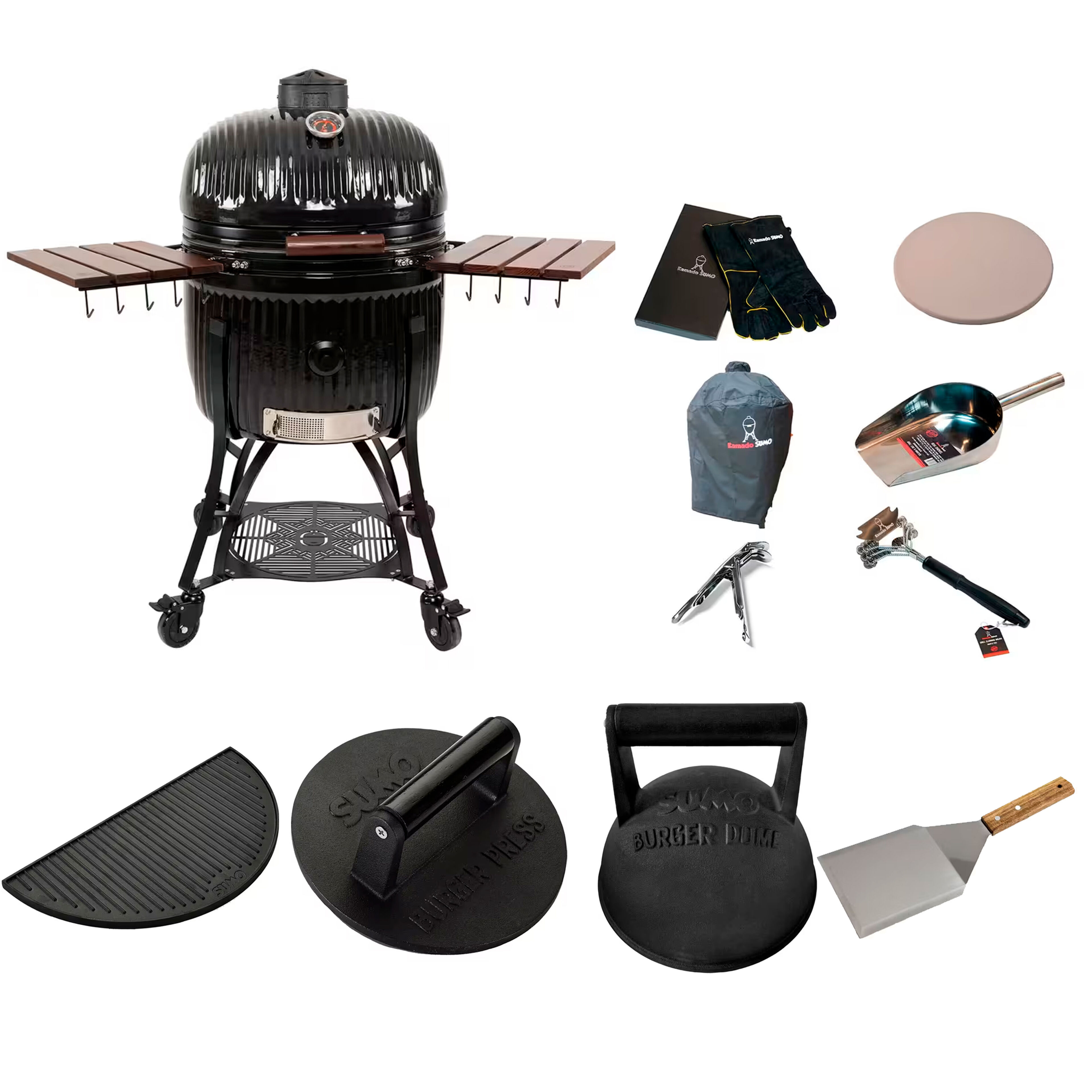 Icon Maxi kamadogrill 56 cm med smashpakke
