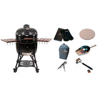 Icon Maxi kamadogrill med tilbehørspakke, sort