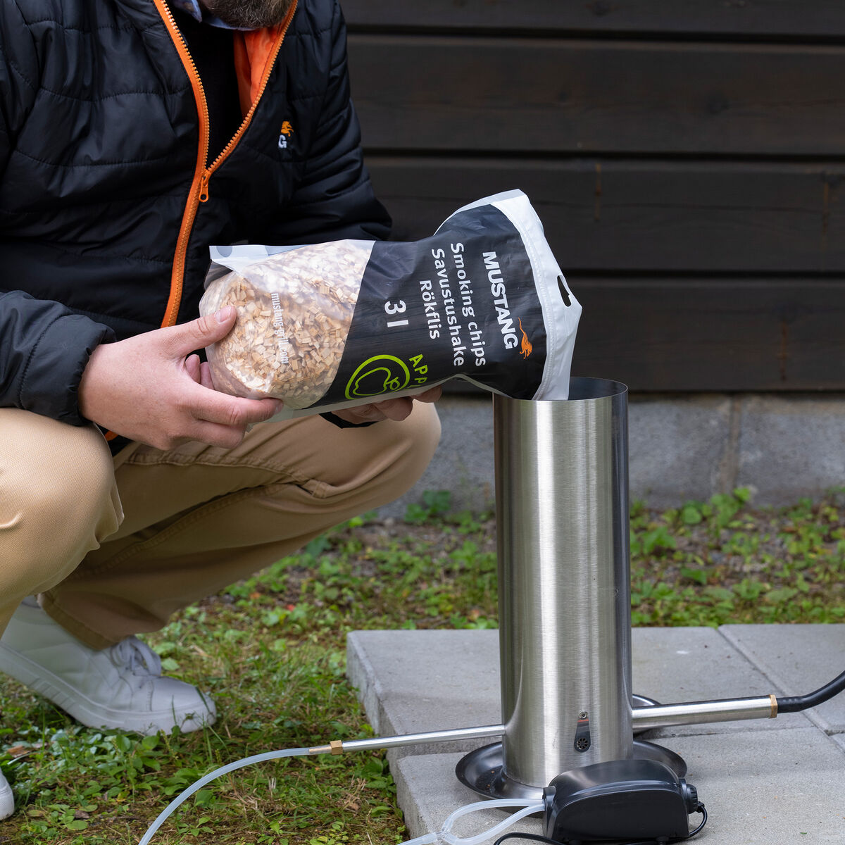 Røggenerator til koldrøgning L