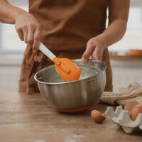 Functional Form skedformad slickepott, vit/orange