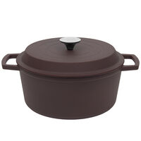 Gjutjärnsgryta 5 liter, plum