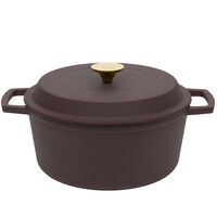 Gjutjärnsgryta 5 liter, plum