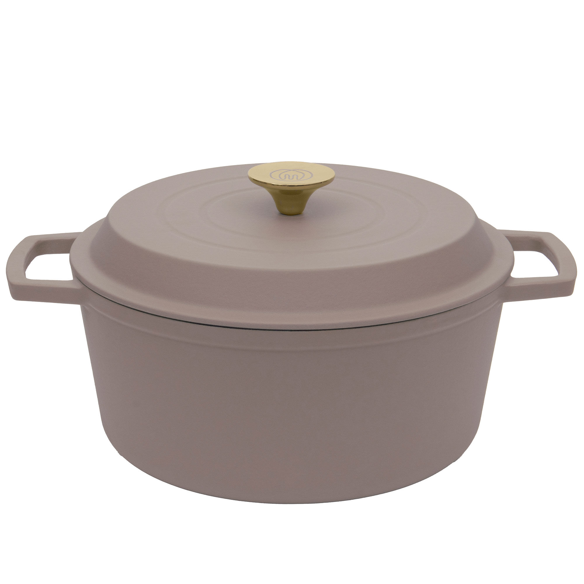 Mareld Støbejernsgryde 5 liter, mat beige