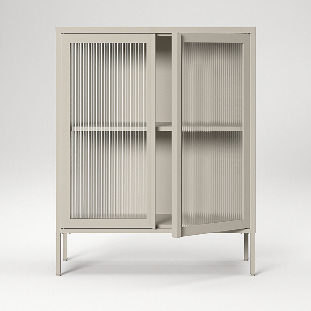 Department Store vitrineskap 90 x 110 cm, pebble grey