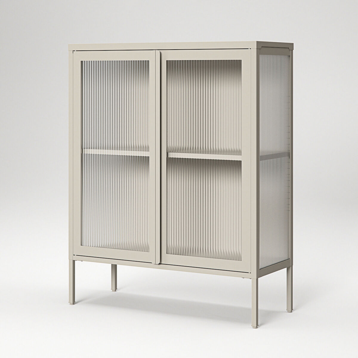 Department Store vitrineskap 90 x 110 cm, pebble grey