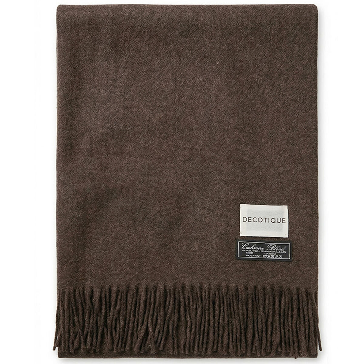 Decotique Desert pledd kashmir 180 x 130 cm, brun