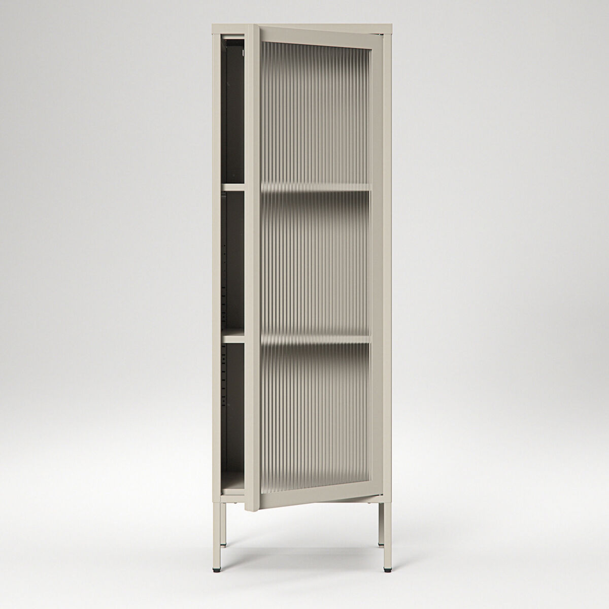 Department Store vitrineskab 50 x 150 cm, Pebble Grey