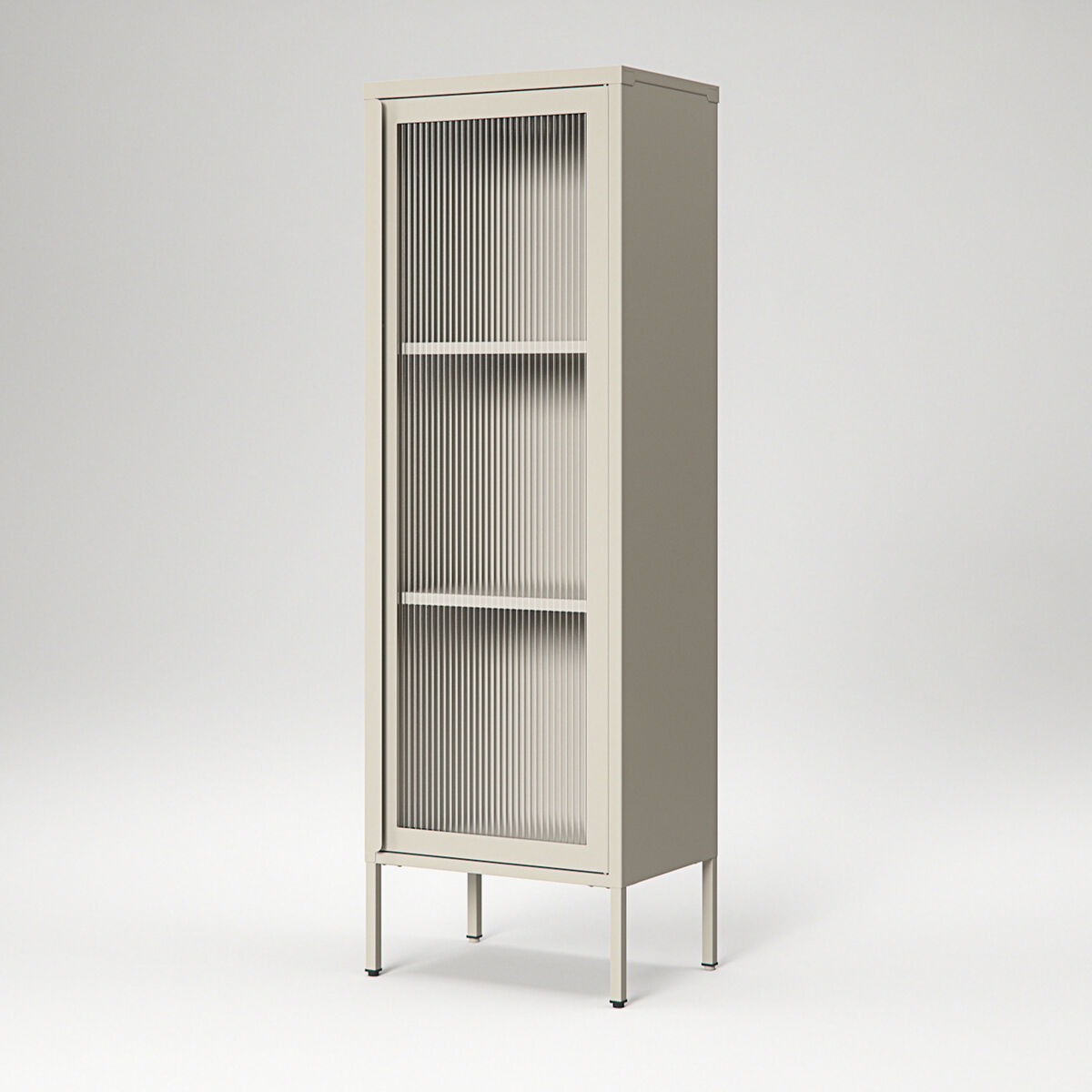 Department Store vitrineskab 50 x 150 cm, Pebble Grey
