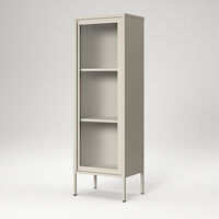 Department Store vitrineskab 50 x 150 cm, Pebble Grey