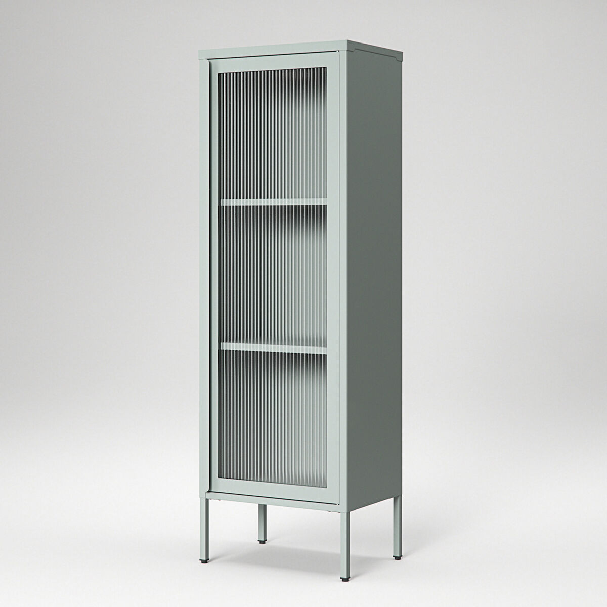 Department Store vitrineskab 50 x 150 cm, skifergrå