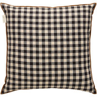 Decotique Outline Check kudde 50 x 50 cm, svart