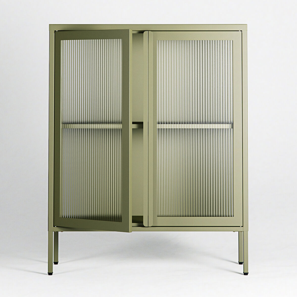 Department Store vitrineskap 90 x 110 cm, moss green