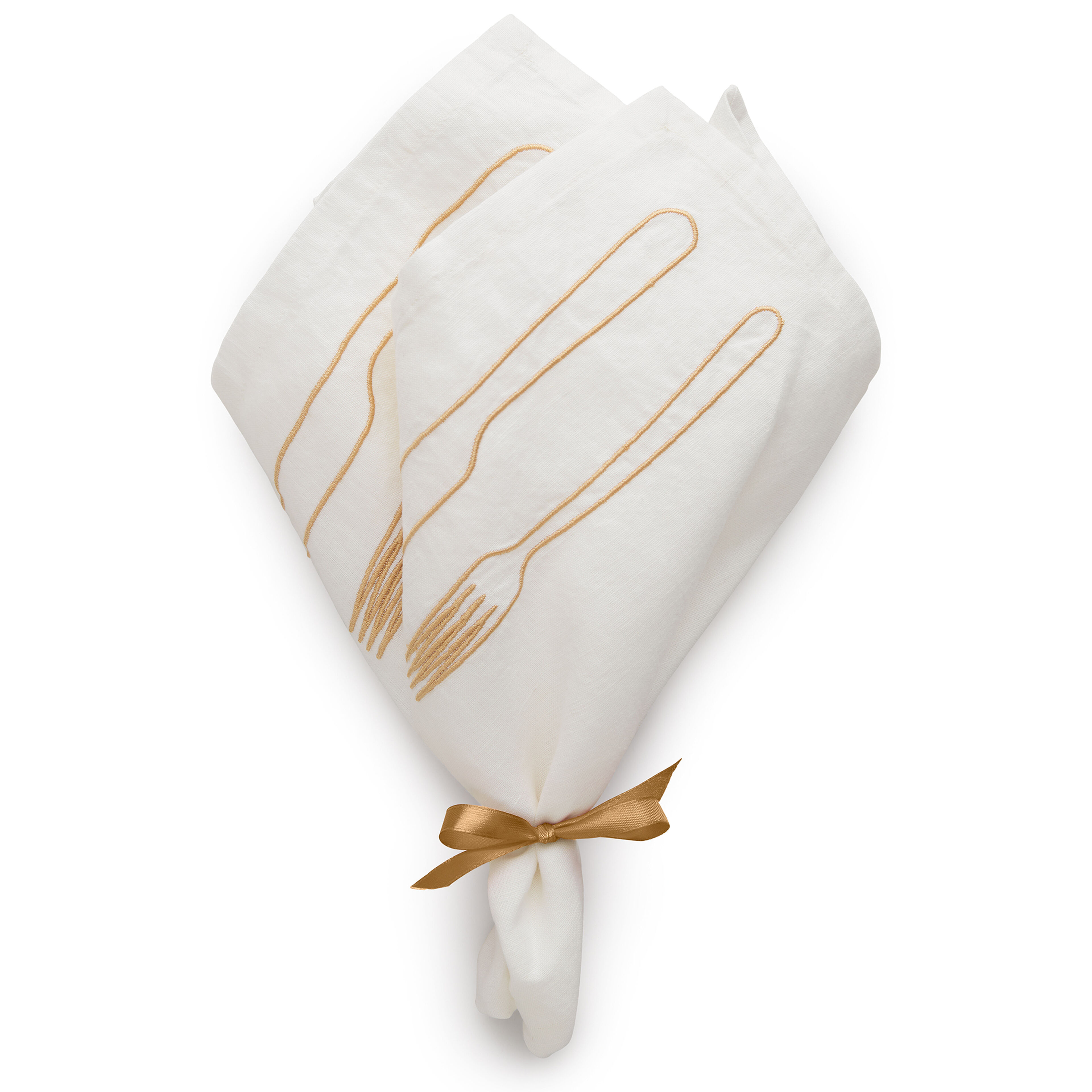 Decotique La Tavola lautasliina 45 x 45 cm, 2 kpl, latte