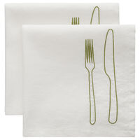 Decotique La Tavola servietter 45 x 45 cm, 2-pak, grøn