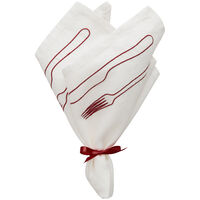 Decotique La Tavola serviet 45 x 45 cm, 2-pak – bordeaux