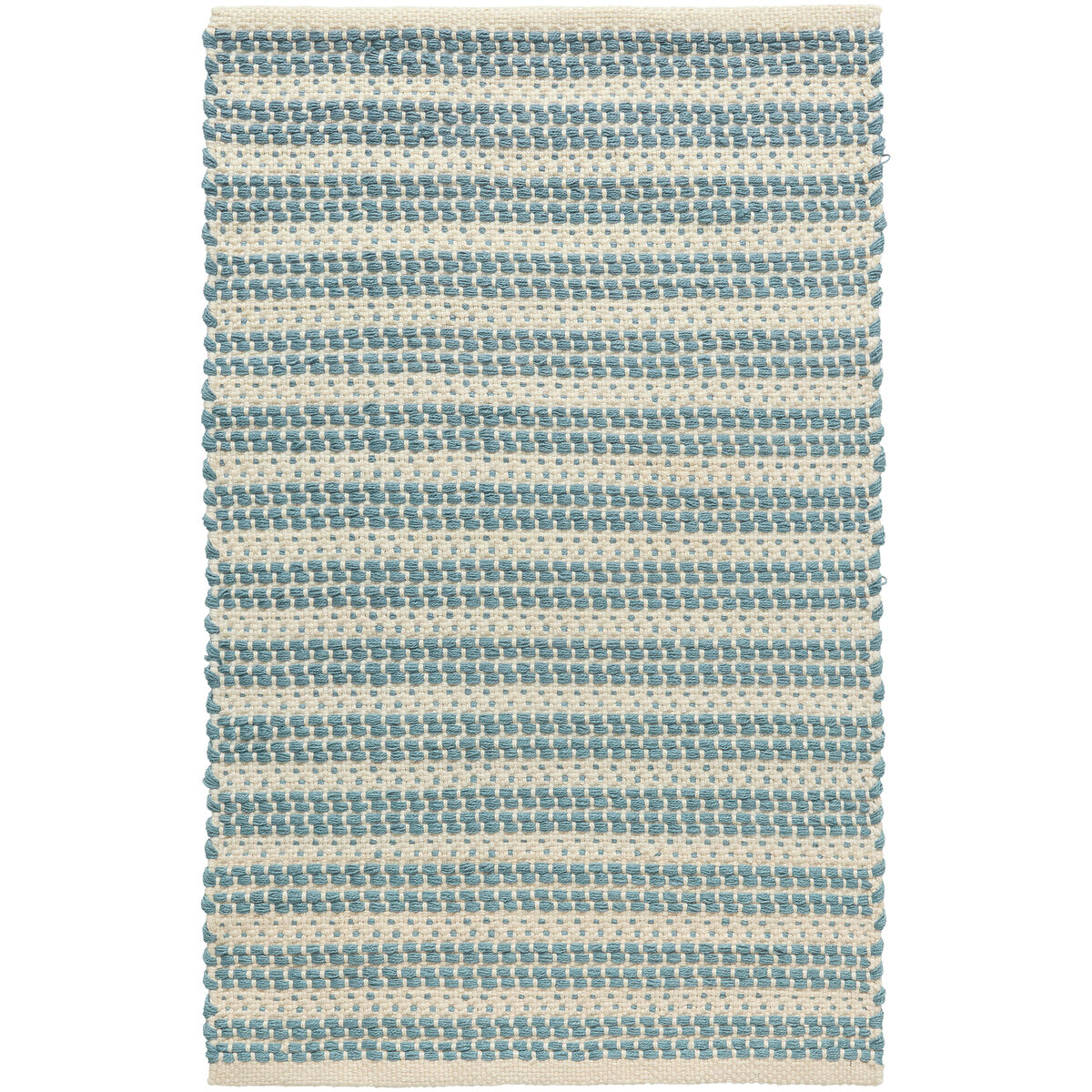 Decotique Dune løber 75 x 250 cm, blå/offwhite