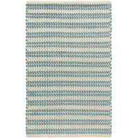 Decotique Dune løber 75 x 250 cm, blå/offwhite