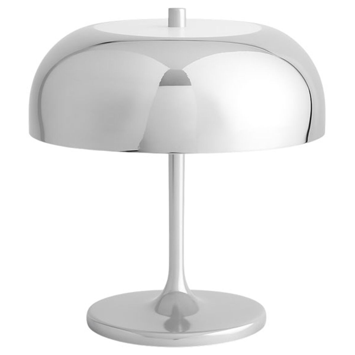 Decotique Deco Disco Move portabel bordslampa, krom