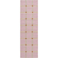 Decotique Mosaic uldtæppe 75 x 250 cm, rosa