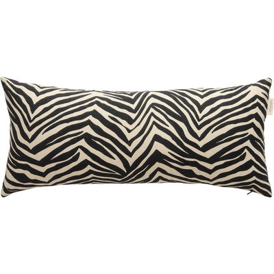 Decotique Zebra kudde 30 x 70 cm, vit/svart