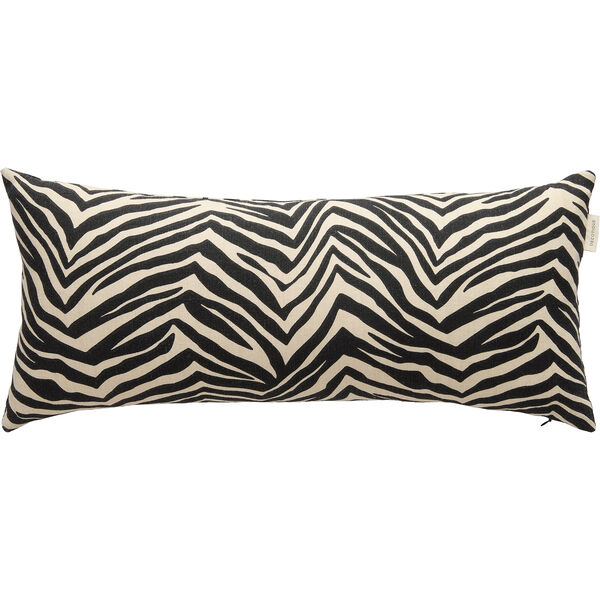 Decotique Zebra kudde 30 x 70 cm, vit/svart