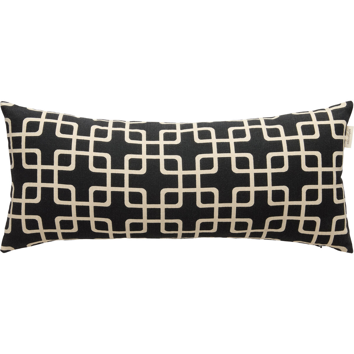Decotique Elegance kudde 30 x 70 cm, svart/vit