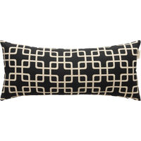 Decotique Elegance kudde 30 x 70 cm, svart/vit