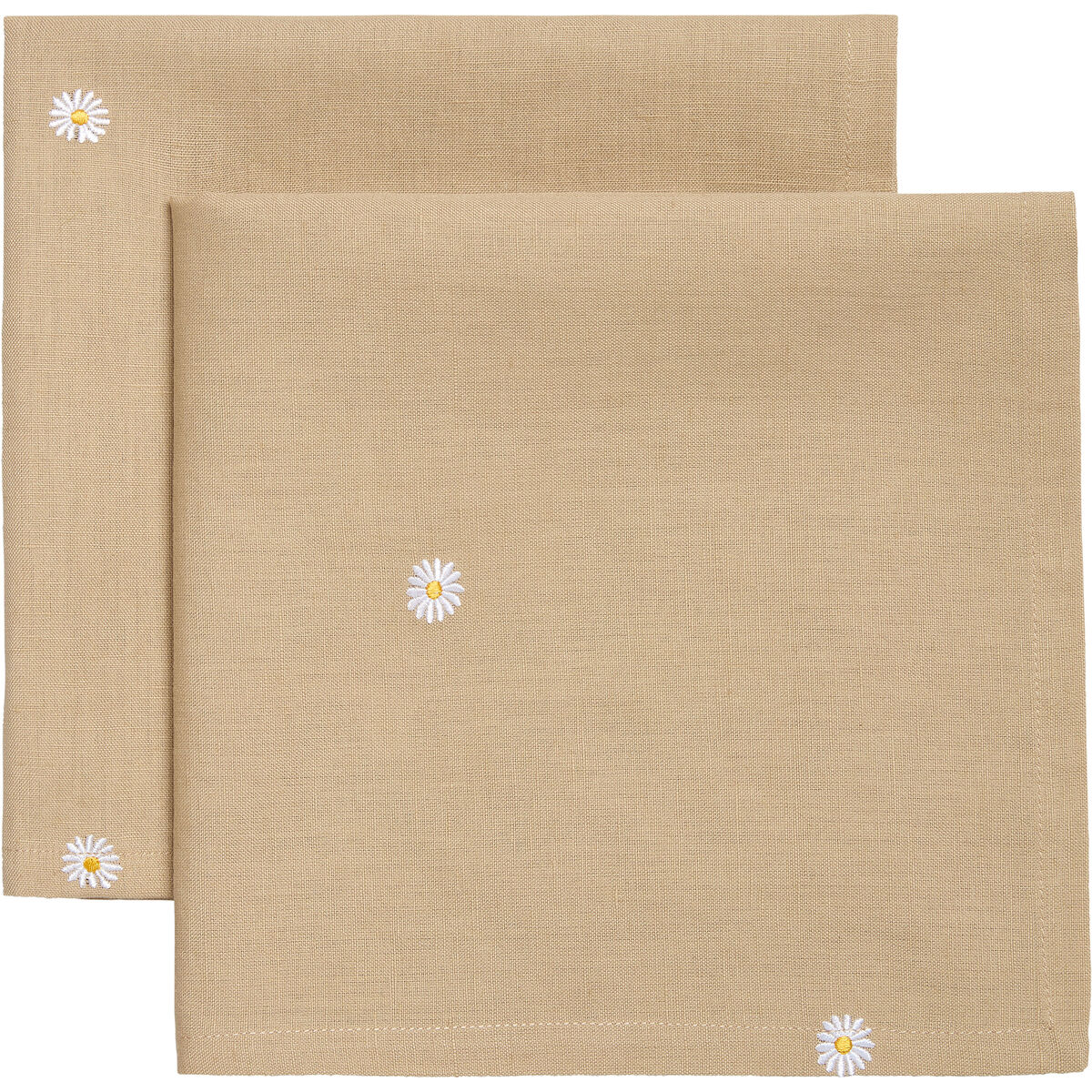 Decotique Daisy serviet 45 x 45 cm 2-pak, beige